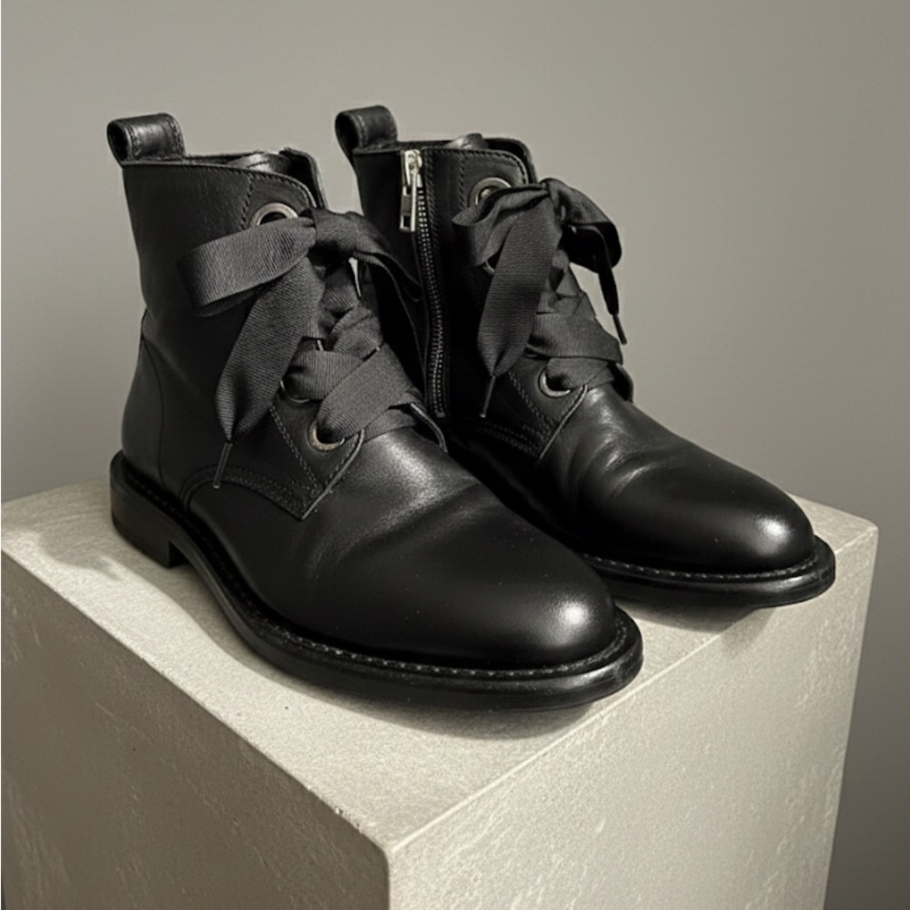 Zadig & Voltaire Black Leather Boots